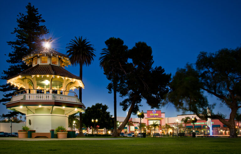 Plaza Park at Night